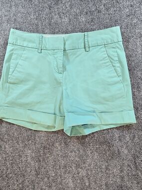 Daniel Cremieux Mint Green Shorts Womens 4 Cuffed Preppy Summer Casual